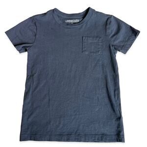 Crewcuts Charcoal Gray Pocket Tee 4-5